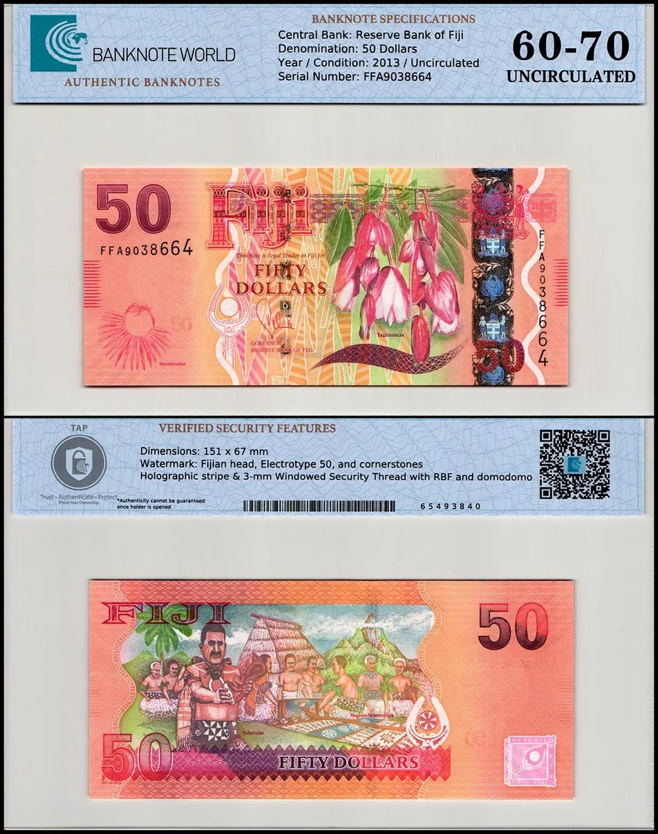 Fiji 50 Dollars - Foreign Currency