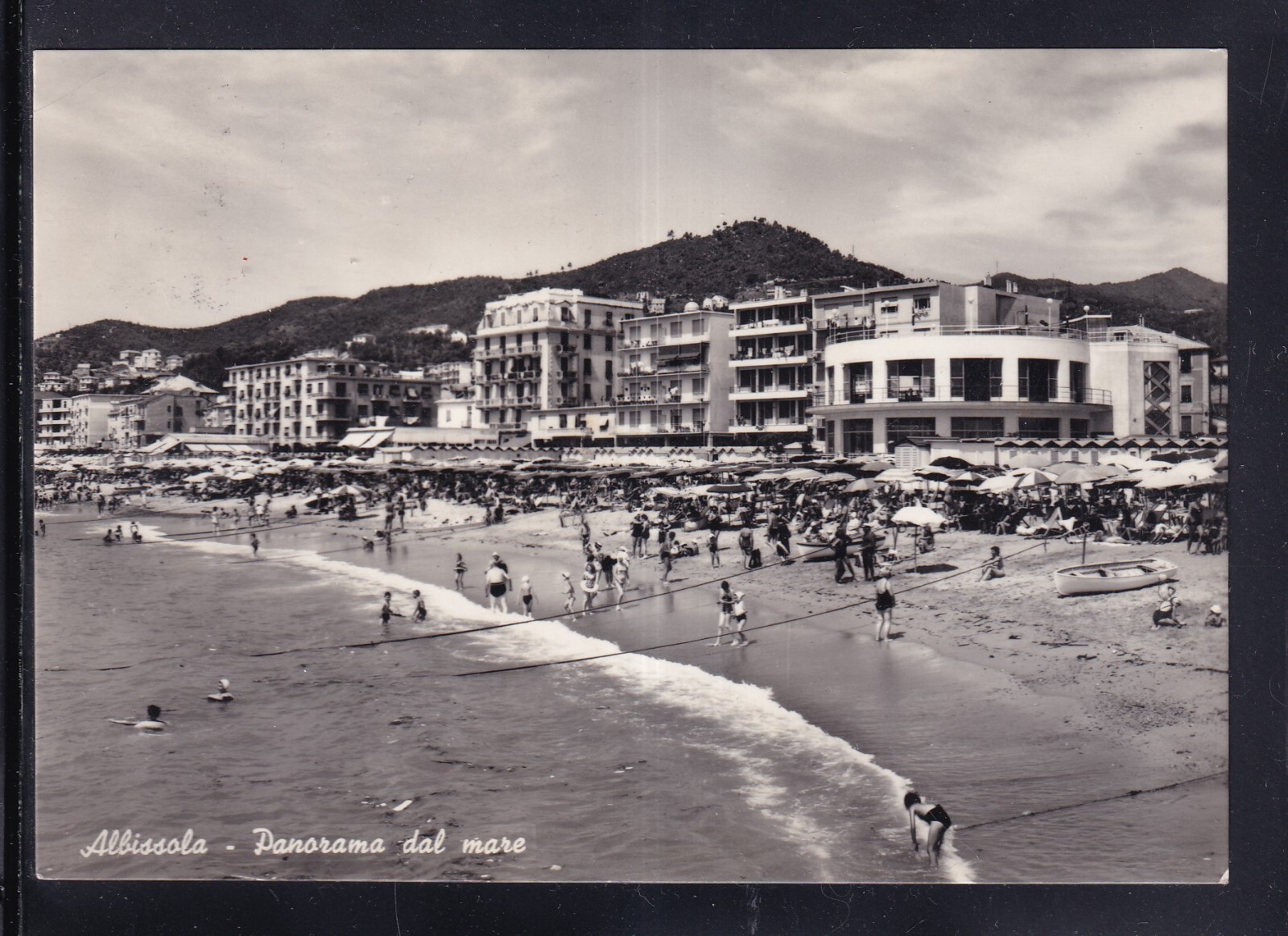 Cartolina Albissola Panorama dal Mare GB1307