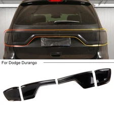 Smoked Black Taillight Covers Trim For Dodge Durango 2014+ Exterior Accessories