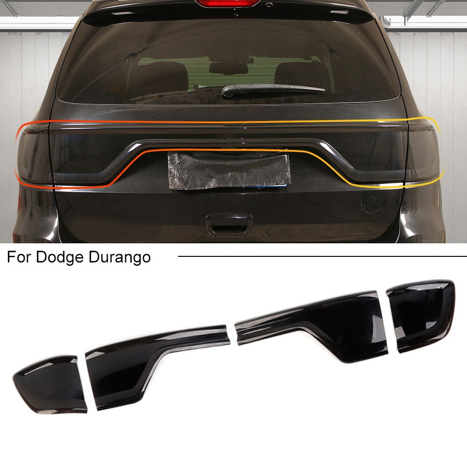 SMOKED TAIL LIGHT LAMP COVER TRIM GUARD SHELL OVERLAY FOR FORD MUSTANG 1999-2004