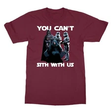 Cult Star Wars Darth Vader And Sidious Movie You Cant Sith With Us Men's T-Shirt