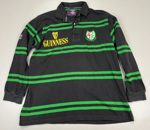 London Irish Rugby Shirt Jersey 1997-1998 Cotton Oxford Size M Medium - Picture 1 of 7