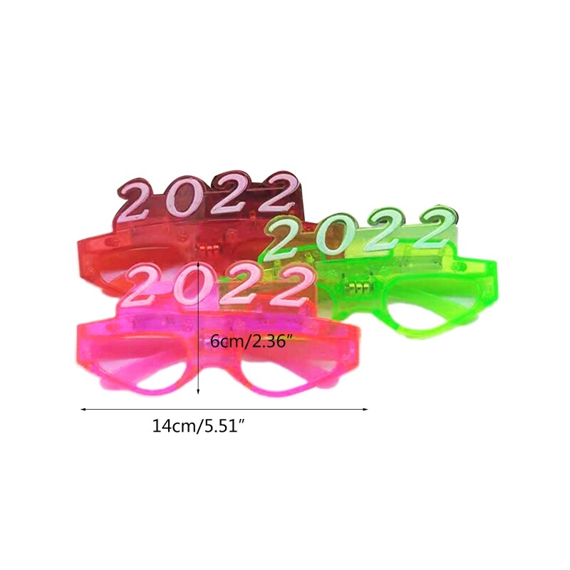 Flashing 2022 LED Glasses Light Up Eyeglasses Eyewear Night Club
