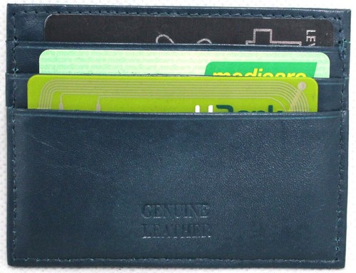 RFID Quality Full Grain Cow Hide Leather Card Holder / Wallet. Style No: 11041. - Bild 11 von 28