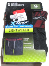 4 Hanes Boy Boxer Briefs 4-Pk Stretch X-Temp-Lt-weight-Wicking-Tagless-new-sz XL