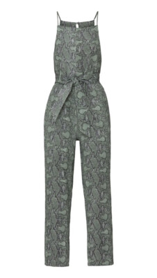 BLANKNYC Shed Your Skin Green Jumpsuit - Size S