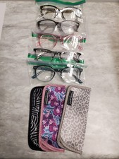 Design Optics Random 5 PACK of Ladies Reading Glasses 1.25 Strength w/ 3 Cases