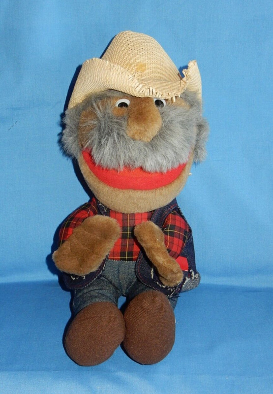 Vintage Shotgun Red Plush Doll Nashville Now & Hee-Haw with Hat & Vest