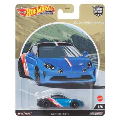 Hot Wheels Premium 2022 Car Culture ''Auto Strasse'' Alpine A110 1:64 Diecast Car