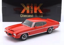 1972 Pontiac GTO LeMans Ram Air Coupe Red in 1:18 scale by KK Diecast