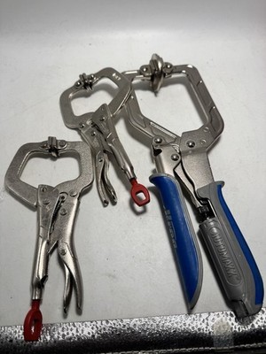 Kreg 3 in. Automaxx Face Clamp (KHC3) & 2 x Milwaukee 48-22-3522 6'' c clamp