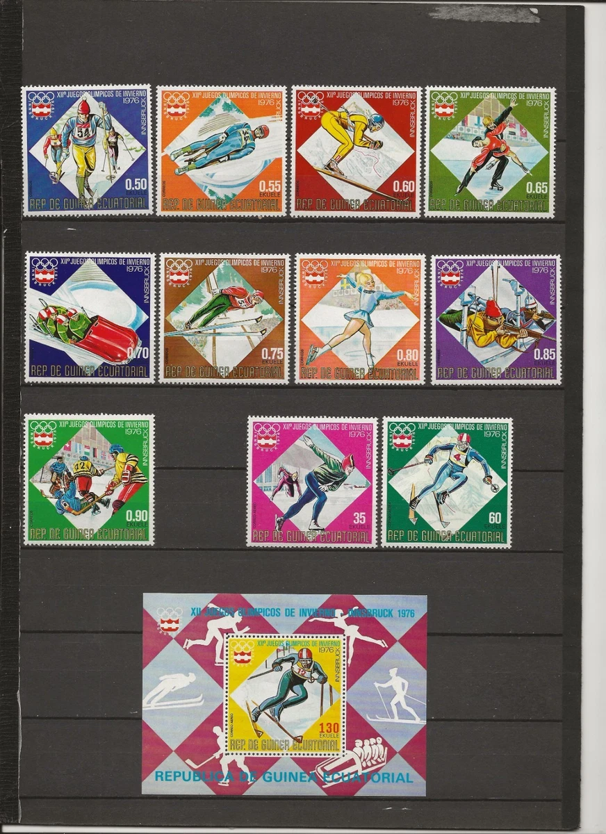 Lot De 24 Timbres Jeux Olympiques – Neufs Sans Charnière, Multicolores