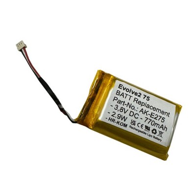 Akku für Jabra Evolve2 75 Ersatz Batterie Battery-Pack Ersatzakku für Headset