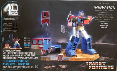   SALE   NEW 4D Build: Transformers Optimus Prime & Truck 3D Model Kit Puzzle