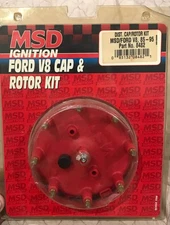 MSD Ignition 8482 Distributor Cap And Rotor Kit Ford V8 (85-95) Open Box