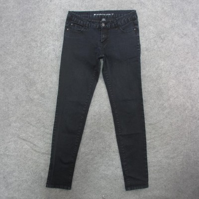 Celebrity Pink Jeans Womens 6/7 Black Skinny Stretch Mid Rise Soft Denim Pants