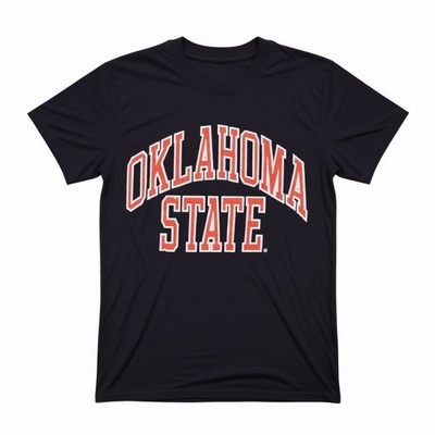Oklahoma State Hanes Beefy T T-Shirt Herren Schwarz S College USA Sportswear
