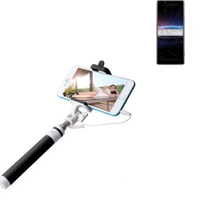 Selfie bâton / Selfie-Stick pour Sony Xperia PRO-I, noir Manfrotto, perche tél - Photo 1/4