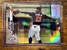 Topps 2020 Chrome Ronald Acuña Jr. #112 Image Variation Atlanta Braves