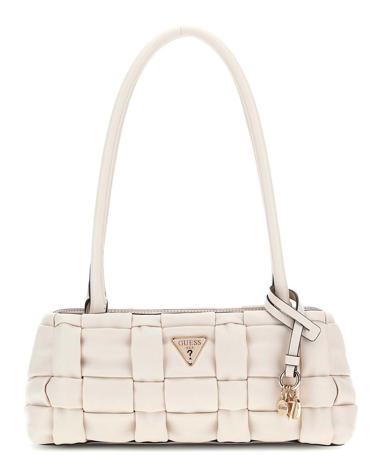 GUESS shoulder bag Marion Shoulder Satchel Bag Bone