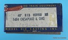 Roundhouse HO Chesapeake and Ohio 40 Foot Rib Side Hopper Kit 102044 Railroad — photo 2