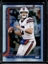 2025 Topps Chrome Josh Allen Prism Refractor #34 Bills