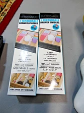 Farberware 2 Expandable Drawer Dividers DIY Storage Organizer NEW