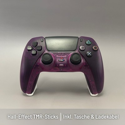 PS5 Custom Controller TMR Hall Effect Anti Drift Crystal Atomic Lila