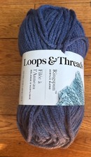 Loops & Threads Ringspun Yarn True Navy Blue ...