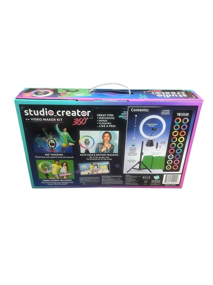Canal Toys Studio Creator 360 Video Maker Kit, Pantalla Verde y Trípode Multi CLR Foto 2 de 4