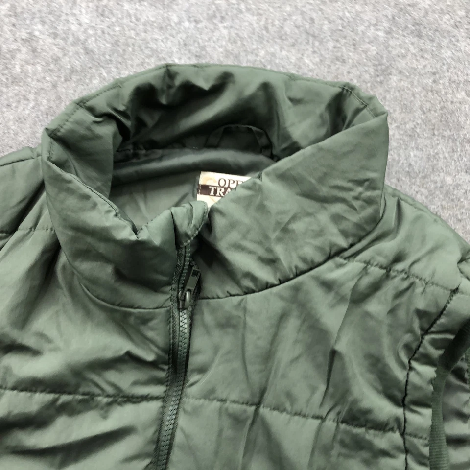 Open Trails Vest Mens Medium Puffer Quilted Zip Front Sleeveless Jacket Outdoor - Image 4 of 4