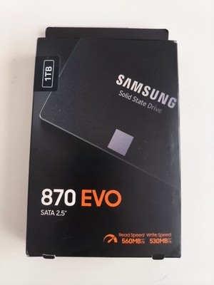Samsung 870 EVO 1TB SSD 2.5''SATA Internal Solid State Drive MZ-77E1T0B/AM Sealed