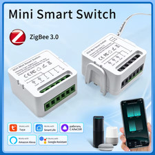 Tuya Zigbee 3.0 Smart Light Switch DIY Module Relay Breaker 1/2/3 Gang Smart