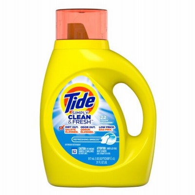 Simply Clean & Fresh Liquid Laundry Detergent, 31 oz, 44105