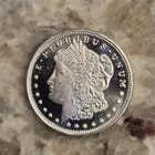 2015, 1/4 Oz. .999 Silver Round, Morgan Dollar Design, (HM) Highland Mint