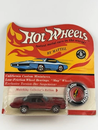 Hot Wheels 1967 CUSTOM ELDORADO Redline Red/Black NEW Blister Pk. Unpunched Card