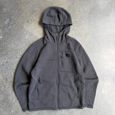 #ad The North Face Mens Gray Full Zip Hooded Fleece Jacket Gorpcore Size Medium $26.95