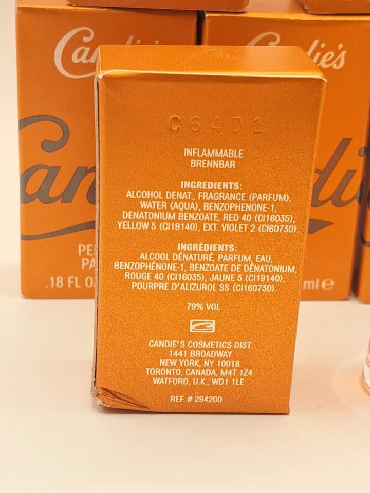 复古 CANDIES 女士香水 3 件 0.18 盎司 5.3 毫升女士香水 — 第 4/4 张图片