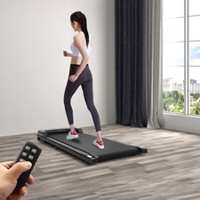 Tapis Roulant Elettrico Sotto Scrivania Passeggino Casa Ufficio Fitness Corsa Jogging LED