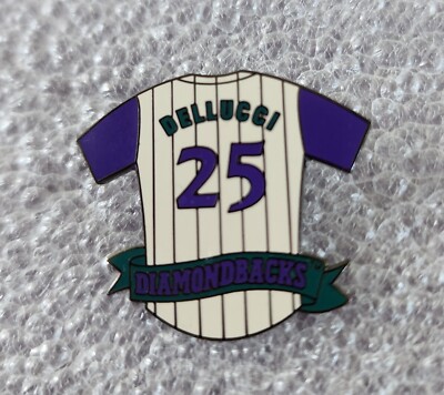 MLB ARIZONA Diamondbacks ~DAVID DELLUCCI #25 Jersey RETIRED PIN