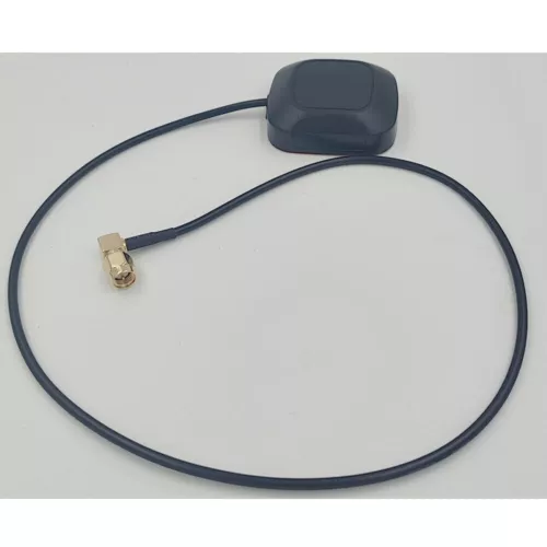 4x Antena Activa GPS Enchufe Macho SMA 90 Grados 28dB Con Montaje Magnético 0.5M NUEVO - Imagen 11 de 13