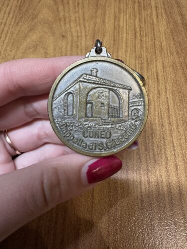 Médaille Coin Chapelle De San Giacomo 1924 Py - Afbeelding 1 van 3