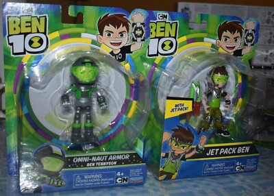 Ben 10 OMNI-NAUT ARMOR BEN TENNYSON & JET PACK BEN Action Figure