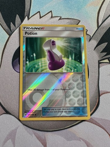 Pokémon TCG Potion Sun & Moon Base Set 127/149 Reverse Holo Uncommon - 第 1/2 張圖片