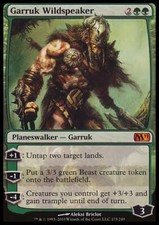 MTG Magic - Garruk Wildspeaker - Magic 2011 - Mythic Rare - Foil Played