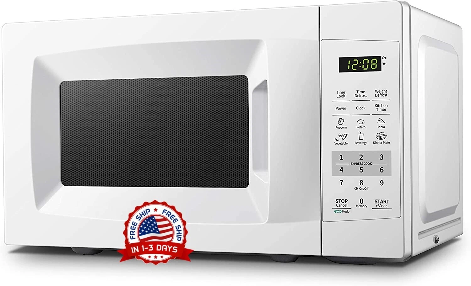 Microondas Pequeño Baratos Horno De Microonda 700W De Potencia Blanco Hornos Bes