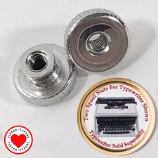 Two Thumb Nuts For An Olivetti Lettera 31 Typewriter. 1 Set of 2 Spool Nuts. thumbnail