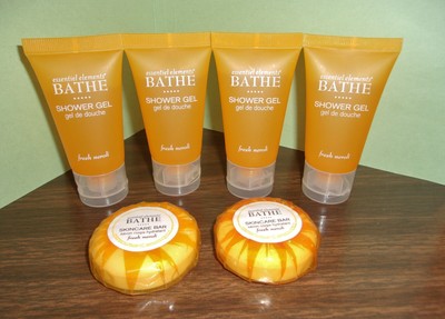 Travel Size Toiletries Lot - Essential Elements BATHE Shower Gels & Soaps