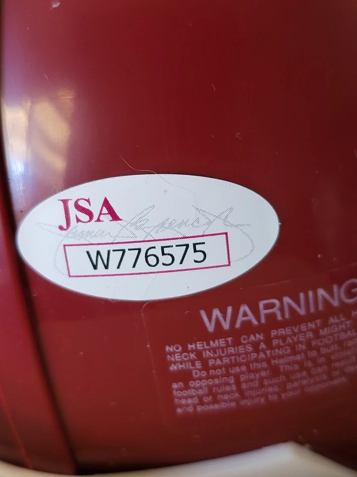 Ricky Ervins Autographed/Signed Mini Helmet JSA COA USC Trojans C - Image 3 of 4