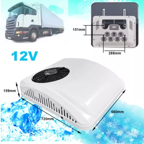 DC 12V Air Conditioner Vehicle Split Air Conditioner for Truck Bus Motorhome Caravan - Picture 3 of 20
